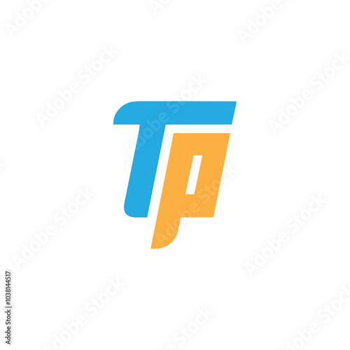 tp logo design vector template, initial tp letter logo design, pt logo design, initial pt letter logo design, TP vector logo, for financial companies, technology and others. Initial Letter TP logo.