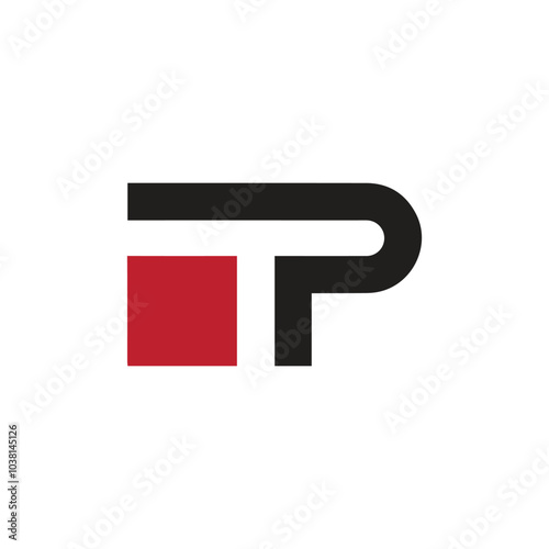 tp logo design vector template, initial tp letter logo design, pt logo design, initial pt letter logo design, TP vector logo, for financial companies, technology and others. Initial Letter TP logo.