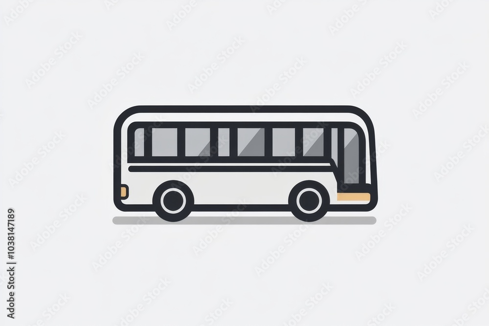 Simple Bus Icon Vector Illustration Simple Bus Icon Vector Illustration