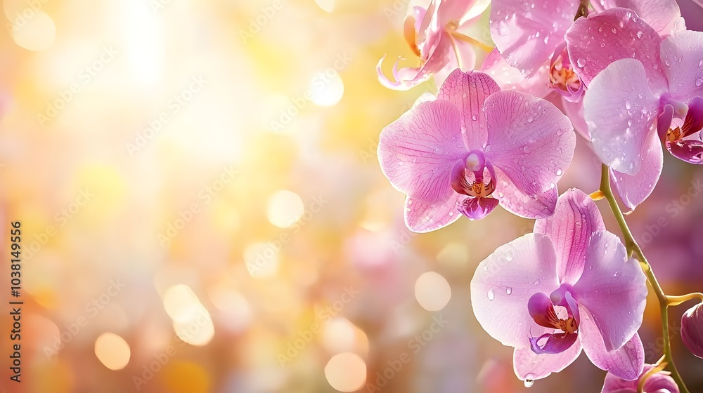 Beautiful Sophronitis Orchid in Bloom