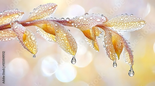 Beautiful Pinkish-Yellow Stanhopea Orchid Bloom photo