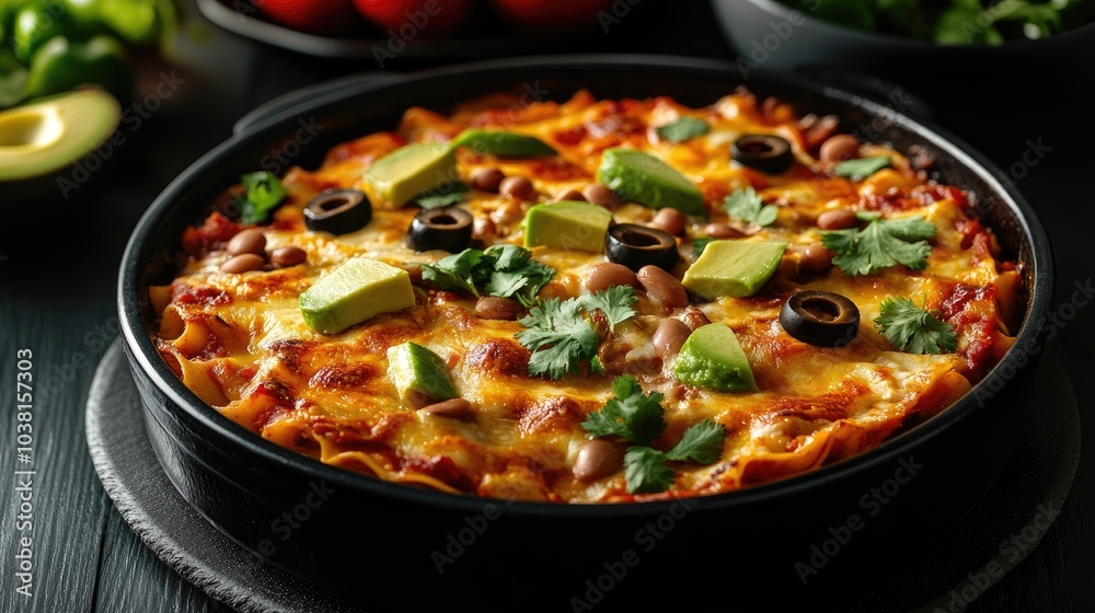 Fresh Chicken Lasagna with Healthy Toppings Fresh Chicken Lasagna with Healthy Toppings
