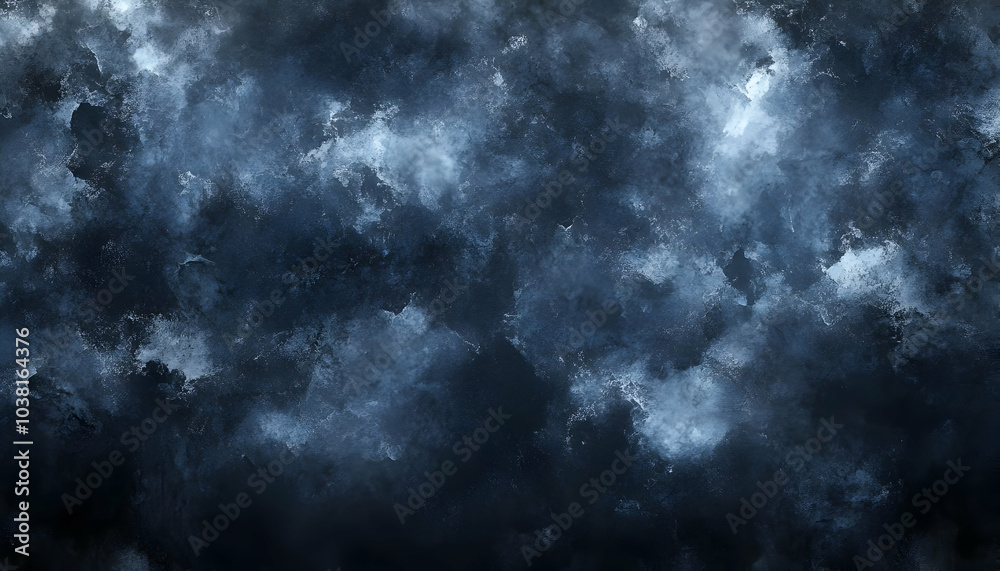 Fototapeta premium Blue Watercolor Background.