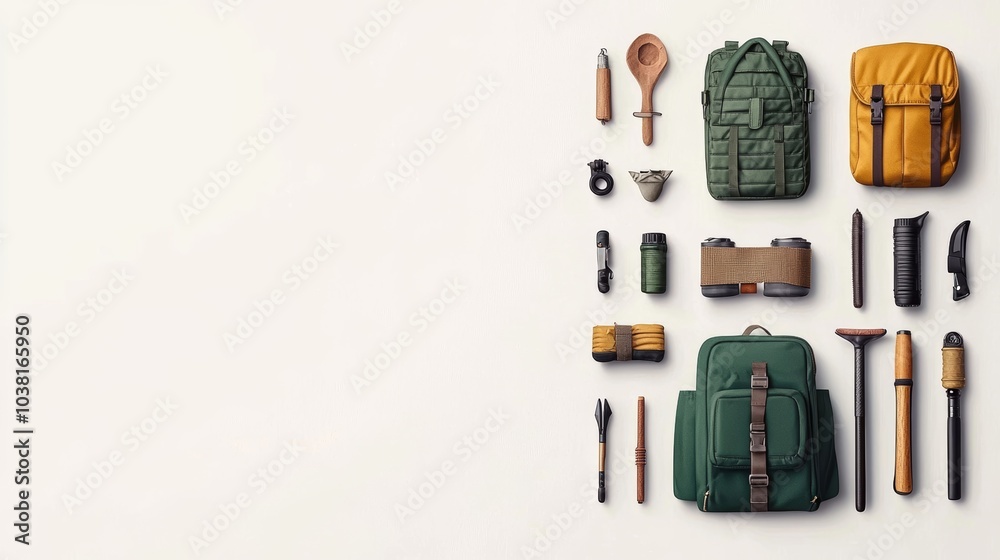 Essential Adventure Equipment for Camping and Climbing - Backpacks, Tools, and Gear for Outdoor Enthusiasts Essential Adventure Equipment for Camping and Climbing - Backpacks, Tools, and Gear for Outdoor Enthusiasts