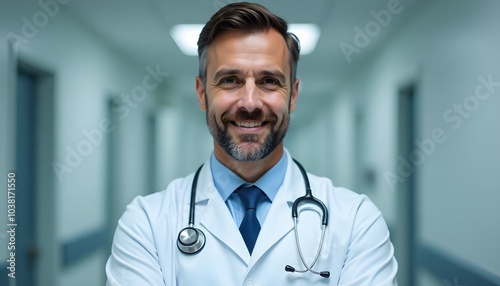 Confident doctor