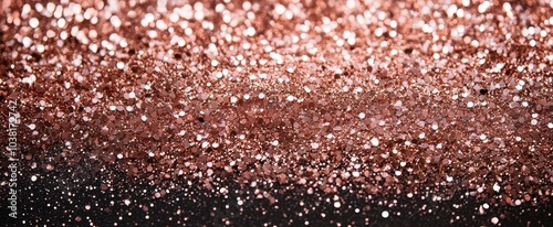 The Glittering Rose Gold Background