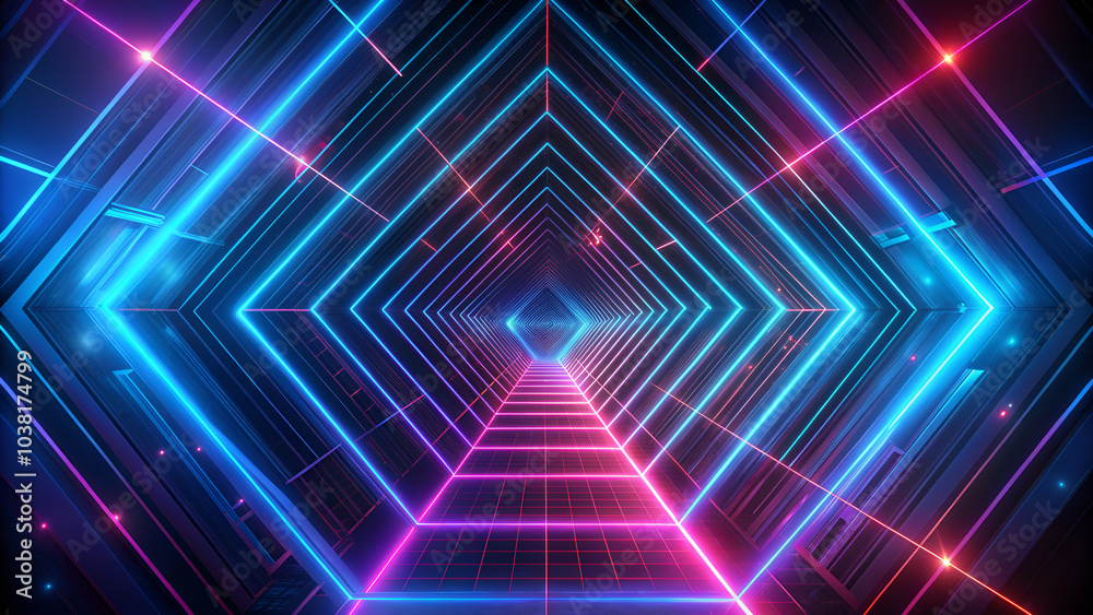 abstract neon lines background abstract neon lines background