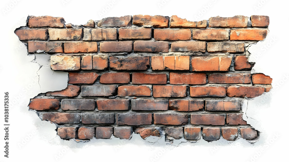 Obraz premium Weathered Brick Wall Texture.