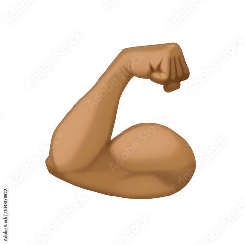 Flexing Muscle Emoji

 photo