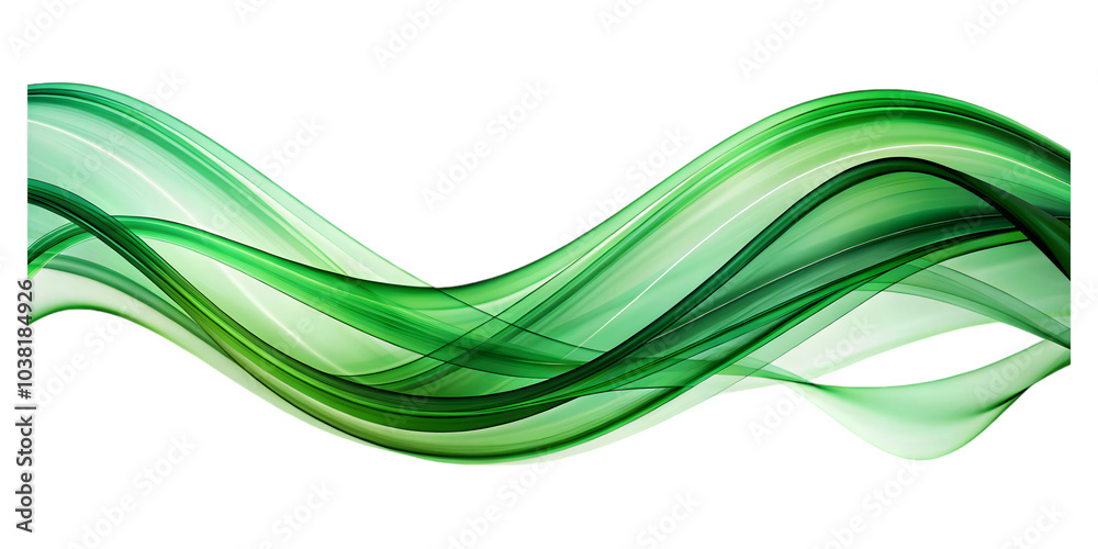 abstract green wave curve lines designs on white background abstract green wave curve lines designs on white background