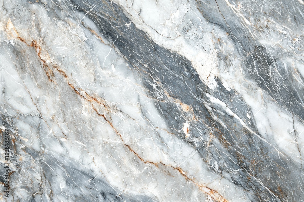 Fototapeta premium Elegant White and Gray Marble Seamless Texture