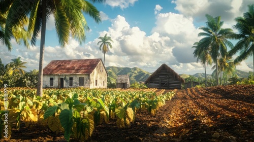 A tobacco farmer in Cuban valleys