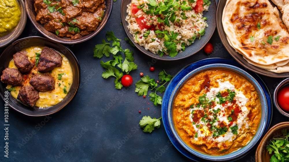 Eastern Culinary Traditions with Vibrant Colors Eastern Culinary Traditions with Vibrant Colors