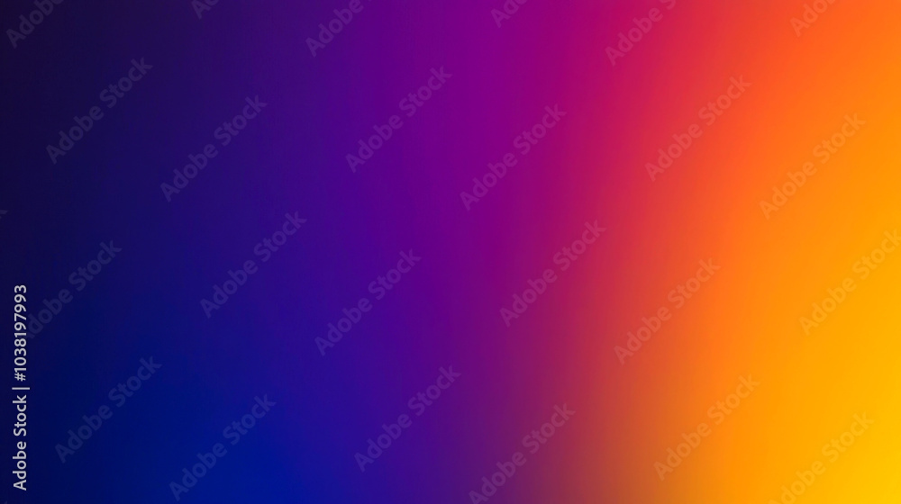 Abstract gradient background with blue, purple, orange and yellow colors. Abstract gradient background with blue, purple, orange and yellow colors.