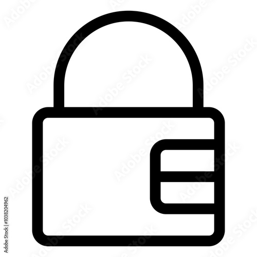 Lock and Unlock Icon for Digital Security, Access Control, and Data Protection