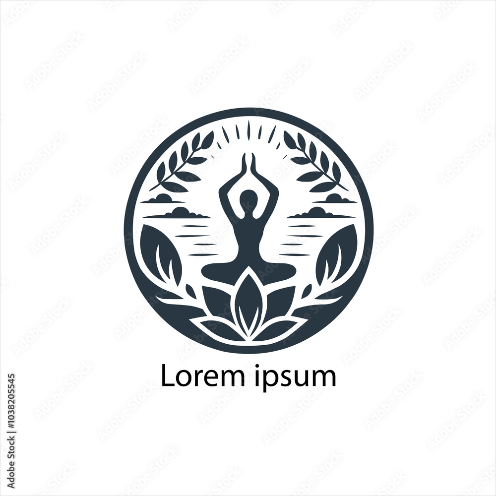 Yoga logo for your company Yoga logo for your company