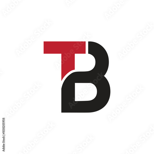 tb logo design vector template, initial tb letter logo design vector , letter TB logo design vector template design for brand