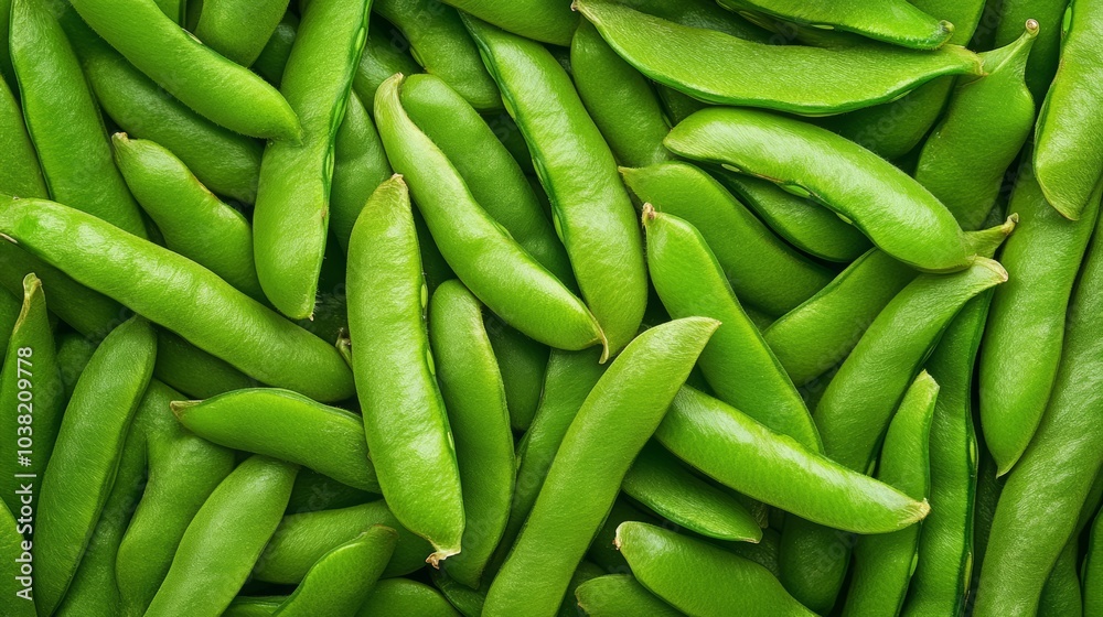 Fresh green peas piled on a surface, vibrant and appetizing. Fresh green peas piled on a surface, vibrant and appetizing.