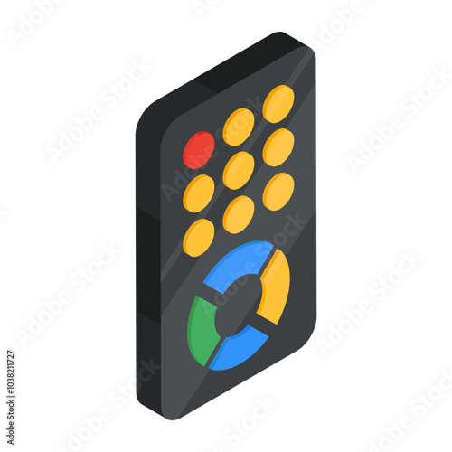 Modern design icon of remote

