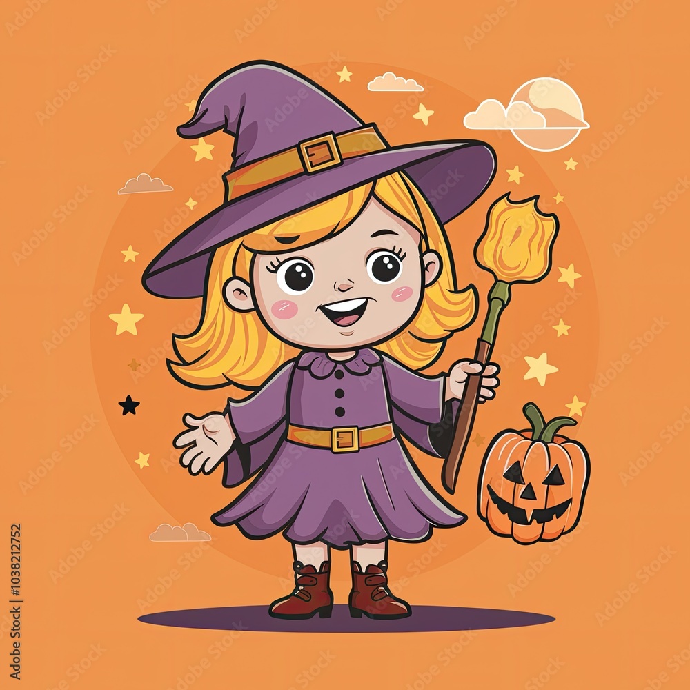 witch with pumpkin witch with pumpkin