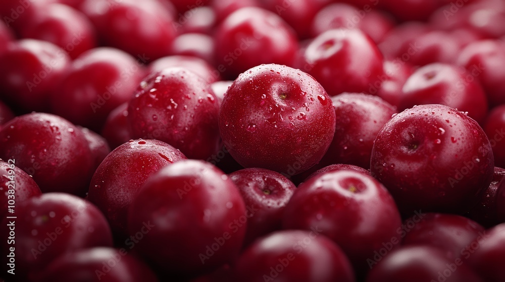 Fresh red plums with water drops on a blurred background of plums. Fresh red plums with water drops on a blurred background of plums.