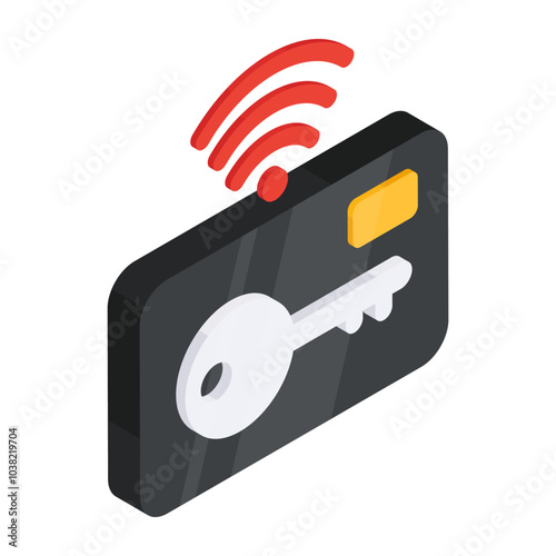 Perfect design icon of smart card 

