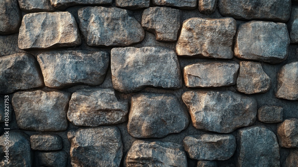 The seamless and spliceable stone brick wall features a natural and textured design, exuding rural charm and enhancing aesthetics with its earthy tones and rough surface. The seamless and spliceable stone brick wall features a natural and textured design, exuding rural charm and enhancing aesthetics with its earthy tones and rough surface.