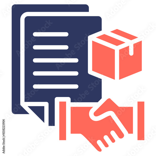 Logistic Contract Icon