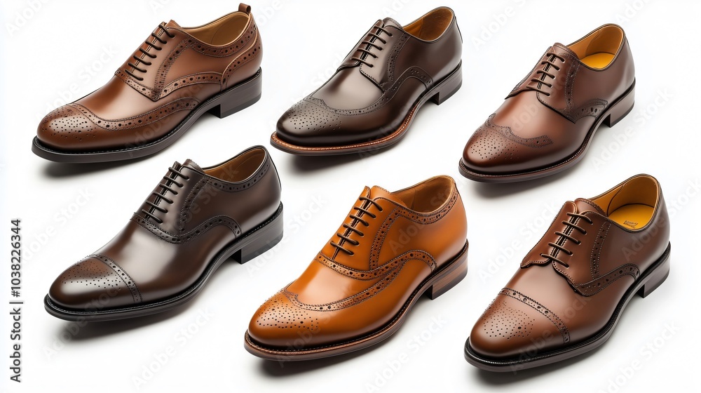 Men's leather dress shoes in a variety of colors and styles Men's leather dress shoes in a variety of colors and styles