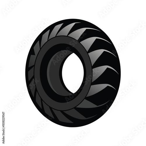 Tire with rim icon vector illustration