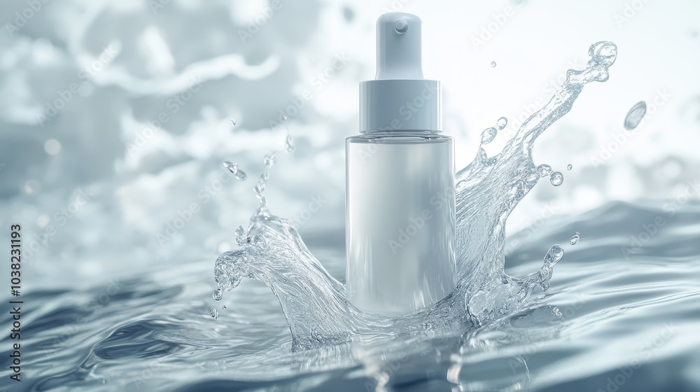 cosmetic makeup bottle lotion serum cream product with beauty fashion skincare healthcare mockup white water fresh background, product with beauty fashion skincare healthcare mockup cosmetic makeup bottle lotion serum cream product with beauty fashion skincare healthcare mockup white water fresh background, product with beauty fashion skincare healthcare mockup