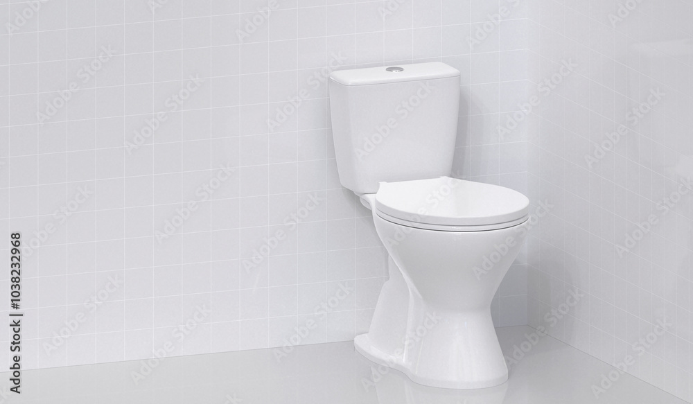 Toilet bowl in the bathroom Toilet bowl in the bathroom