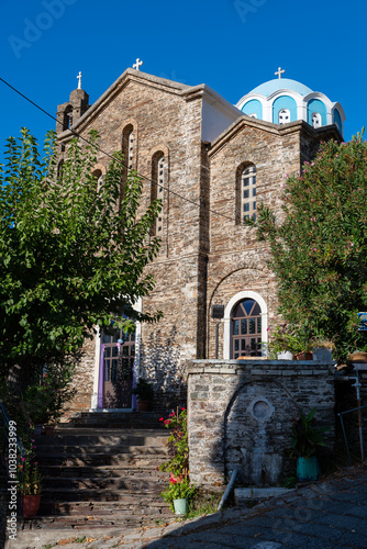 Saint Marina church in Arethousa village, Ikaria island, Greece