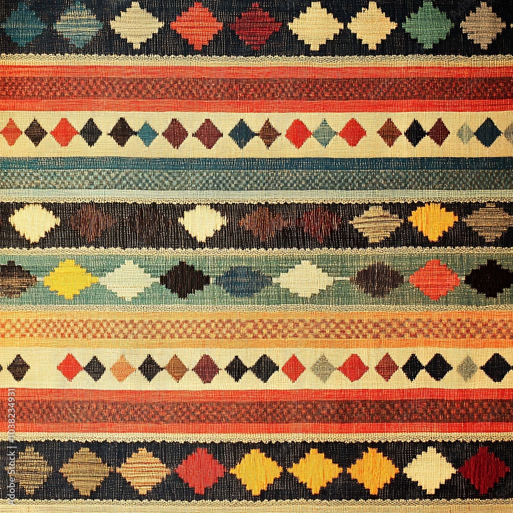 Pampa** Pattern - A woven fabric pattern used by indigenous people, Pampa** Pattern - A woven fabric pattern used by indigenous people,