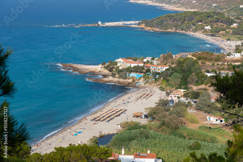 Obraz na płótnie Armenistis beach in Ikaria island, Greece w salonie