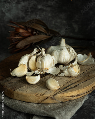Plakat Knoblauch