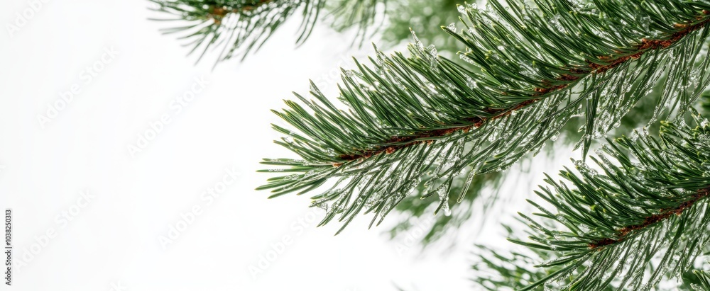 The Pine Branches with Needles