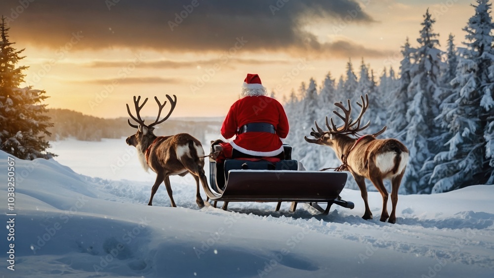 Santa's sleigh is filled with laughter and joy this holiday season Santa's sleigh is filled with laughter and joy this holiday season