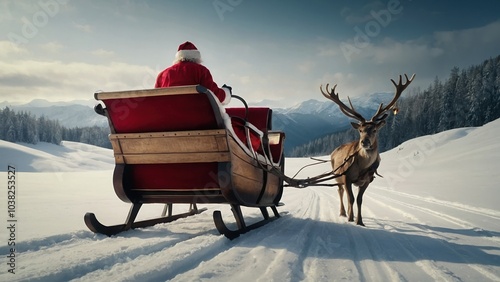 Reindeer fly high, making Christmas dreams come true