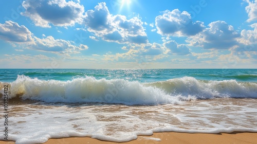Crashing wave, the power and beauty of the ocean in motion 