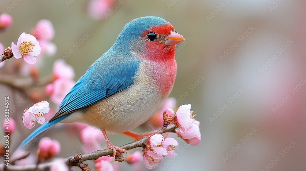 A Vibrant Bird Perched on a Branch A Vibrant Bird Perched on a Branch