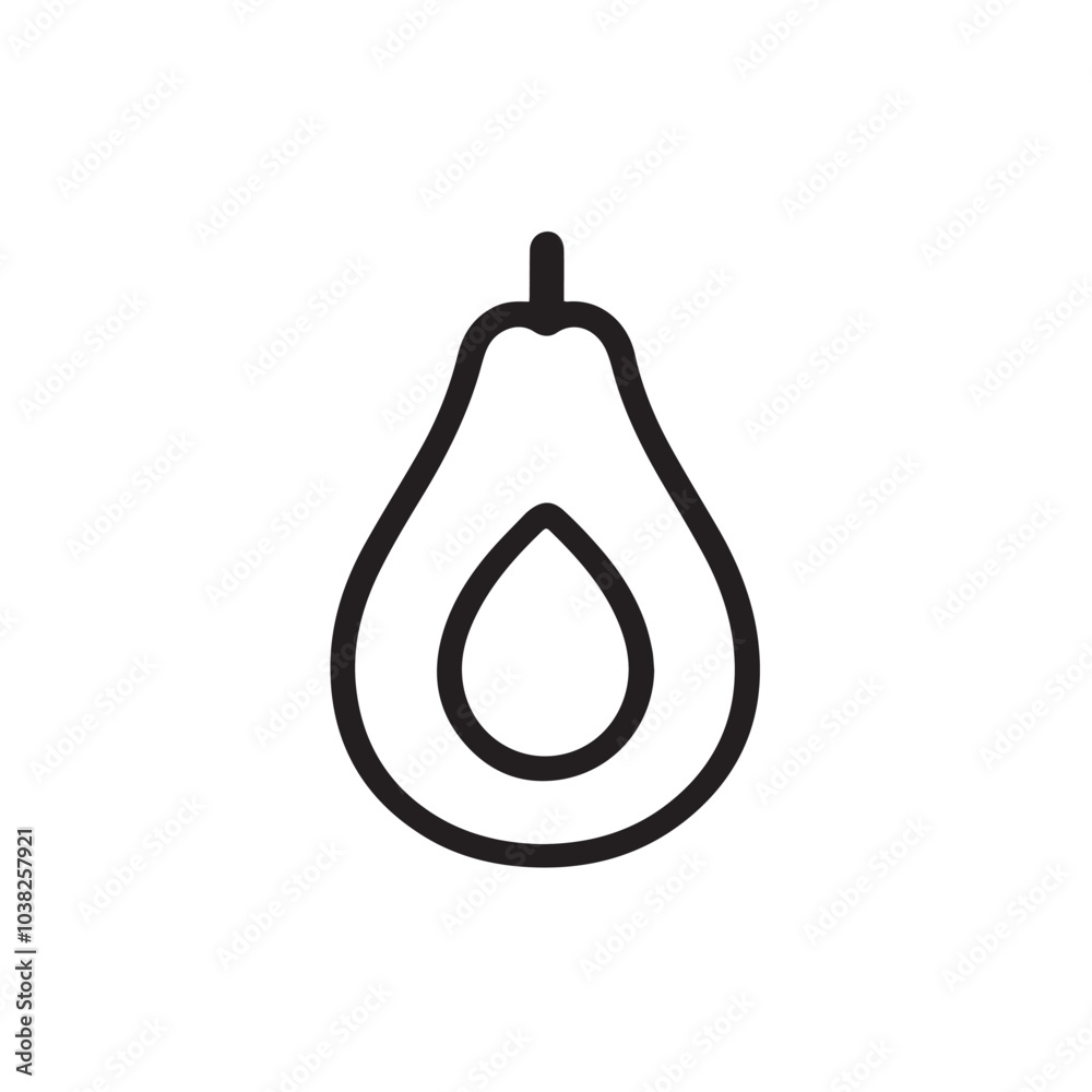Avocado In cartoon, hand-drawn flat style. image for social media, websites and UI. Isolated 2D vector design in logo, icon, sketch style, simple line vector, single color. AI Generative Art. Avocado In cartoon, hand-drawn flat style. image for social media, websites and UI. Isolated 2D vector design in logo, icon, sketch style, simple line vector, single color. AI Generative Art.