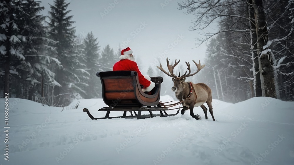 A magical journey awaits Santa tonight