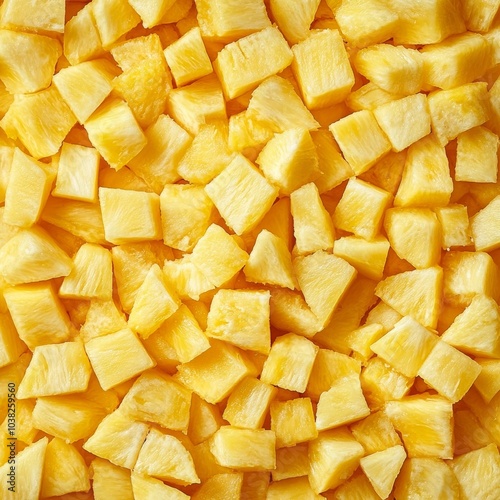 Pineapple background garnish