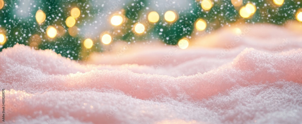 Fototapeta premium The Soft Snowy Background