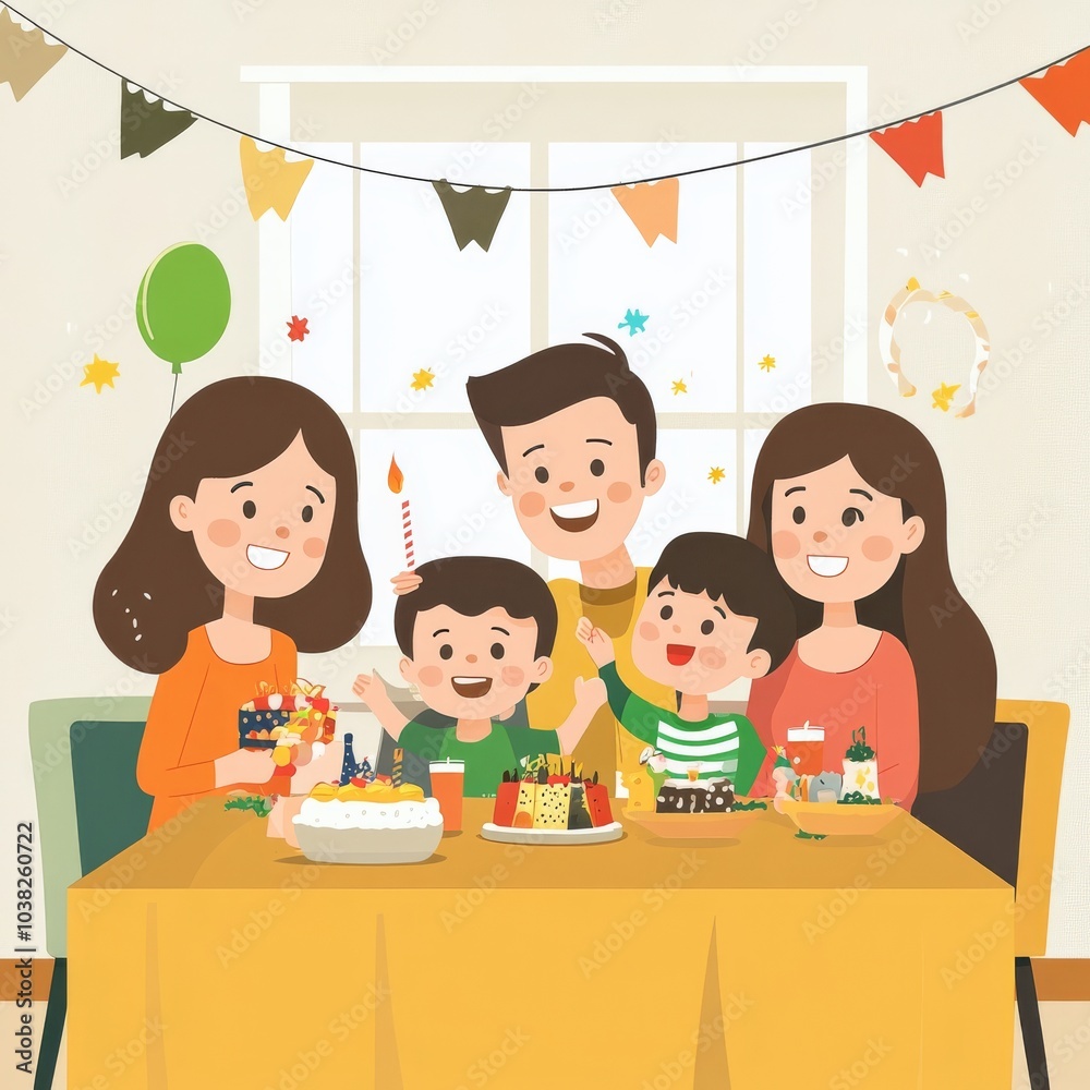 Family celebrates New Year