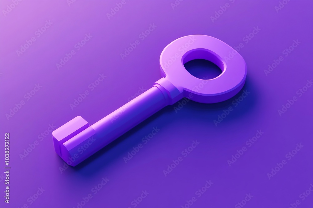 3D Mysterious Key: Unlocker of Hidden Secrets Game Wallpaper Background
