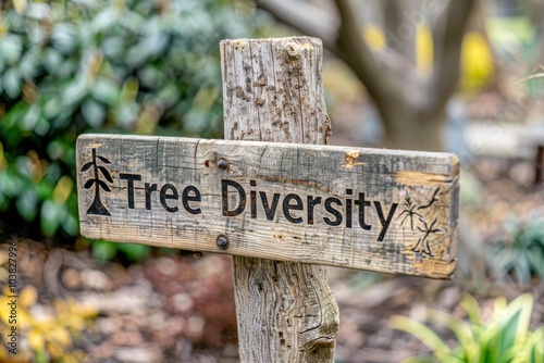 A modern sign displaying 