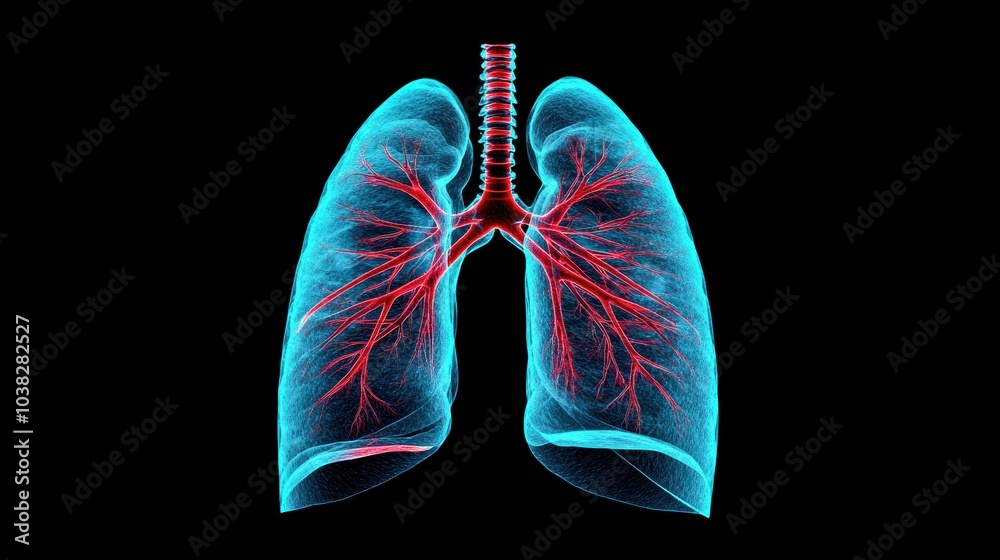 Diseases of the lungs in the picture lung cancer concept Diseases of the lungs in the picture lung cancer concept