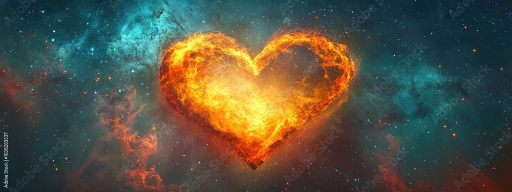 astro space heart nebula love concept background astro space heart nebula love concept background